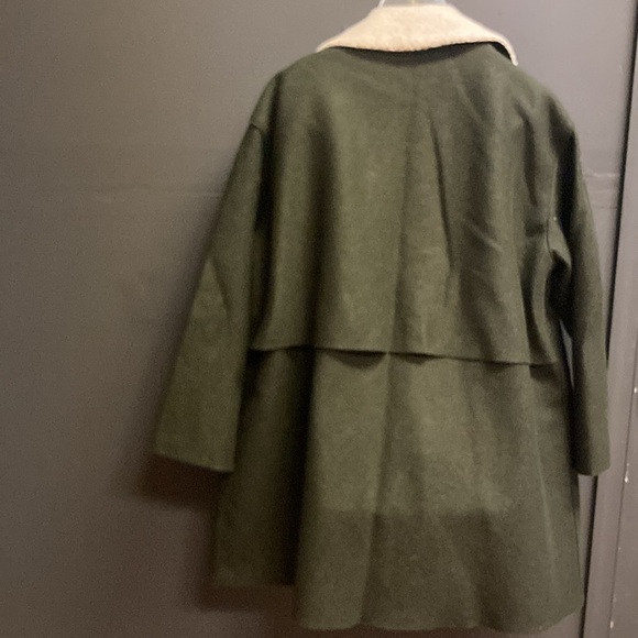 Harris Wharf London Coat Green Wool Woman 42 - Picture 4 of 9